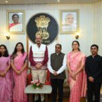 राज्यपाल से प्रशिक्षु डिप्टी कलेक्टरों ने की सौजन्य मुलाकात