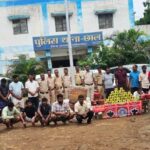 रायगढ़-कोरबा बॉर्डर पर जुए के बड़े फड़ पर पुलिस का छापा, 33 जुआरी गिरफ्तार