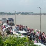 राखी पर रिश्तों की राह में लगा ‘जाम’, शिवरीनारायण-गिधौरी पुल पर थमी रफ्तार